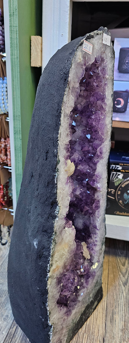 Amethyst Church with Calcite