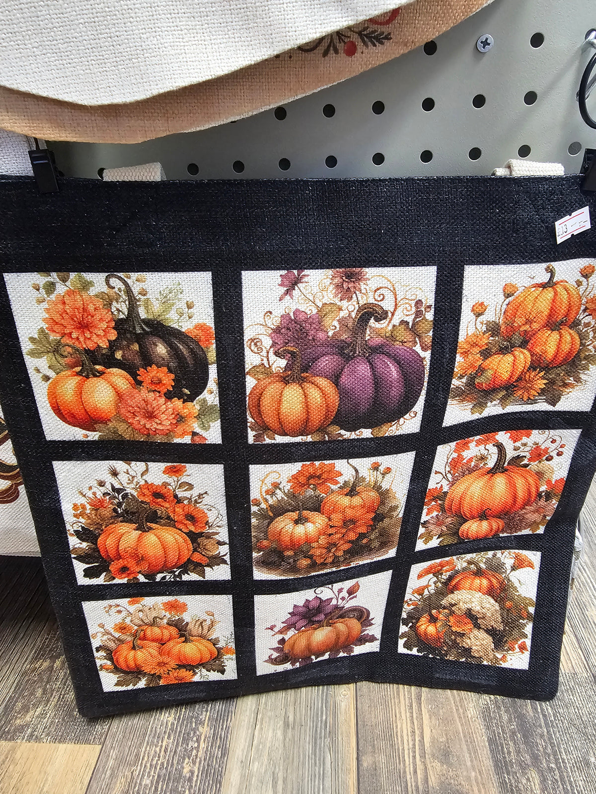 Linen Pumpkin Bag 14.5inch x 16inch