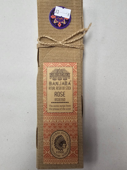 Rose Ritual Resin Sticks