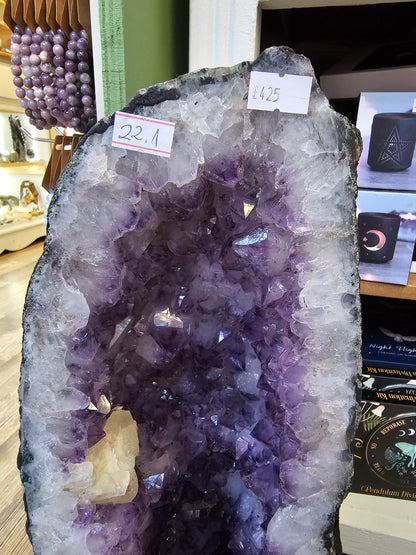 Amethyst Church with Calcite