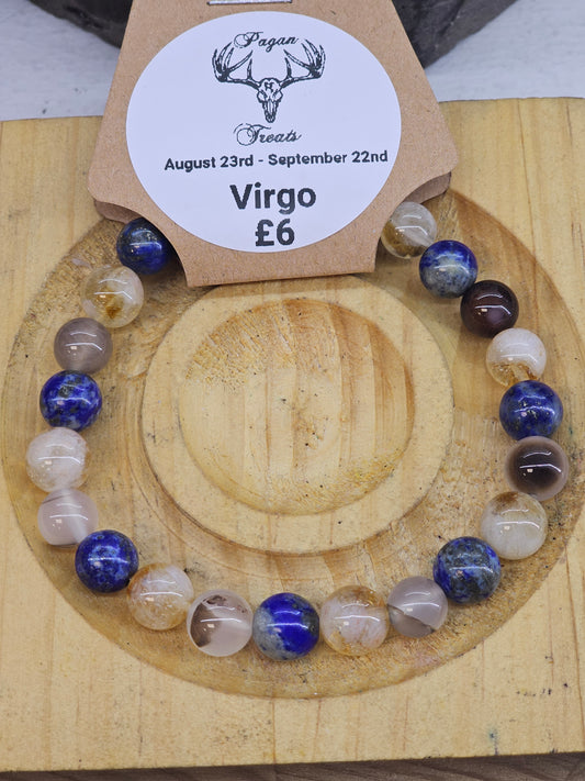 Virgo 8mm bead bracelet