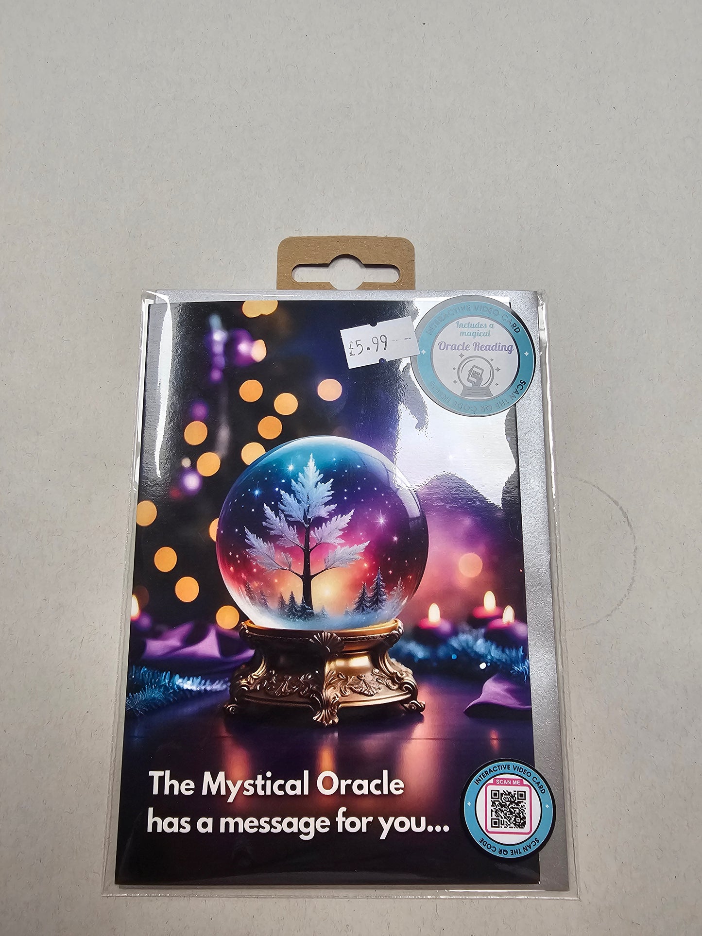 Interactive Mystical Oracle Greetings Card
