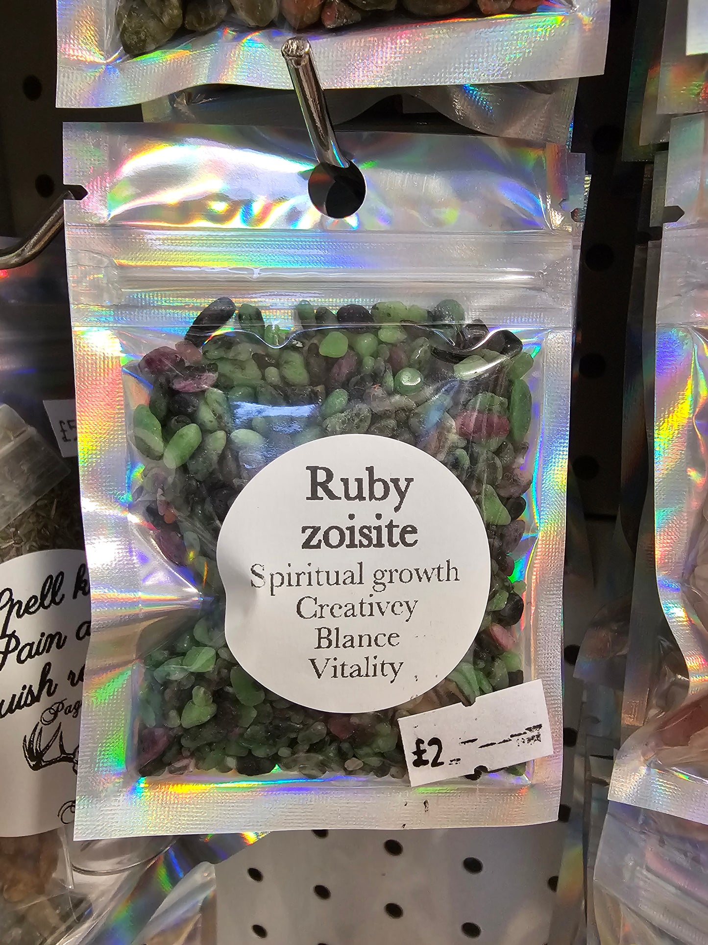 Ruby Zoisite Chips