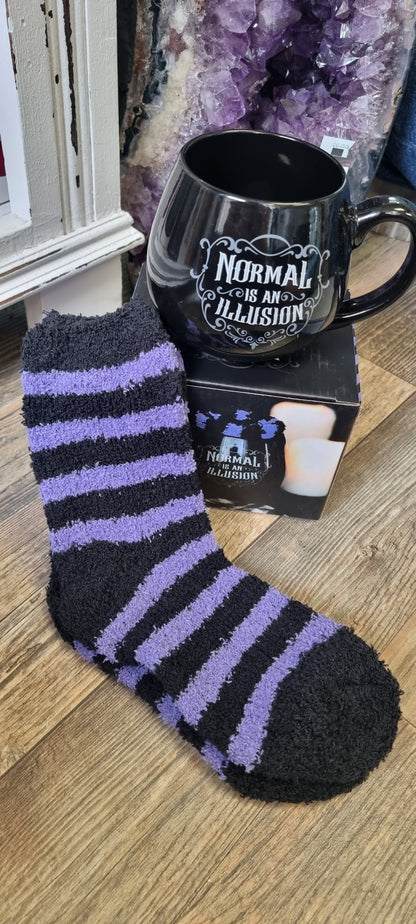 Halloween mug and sock gift set