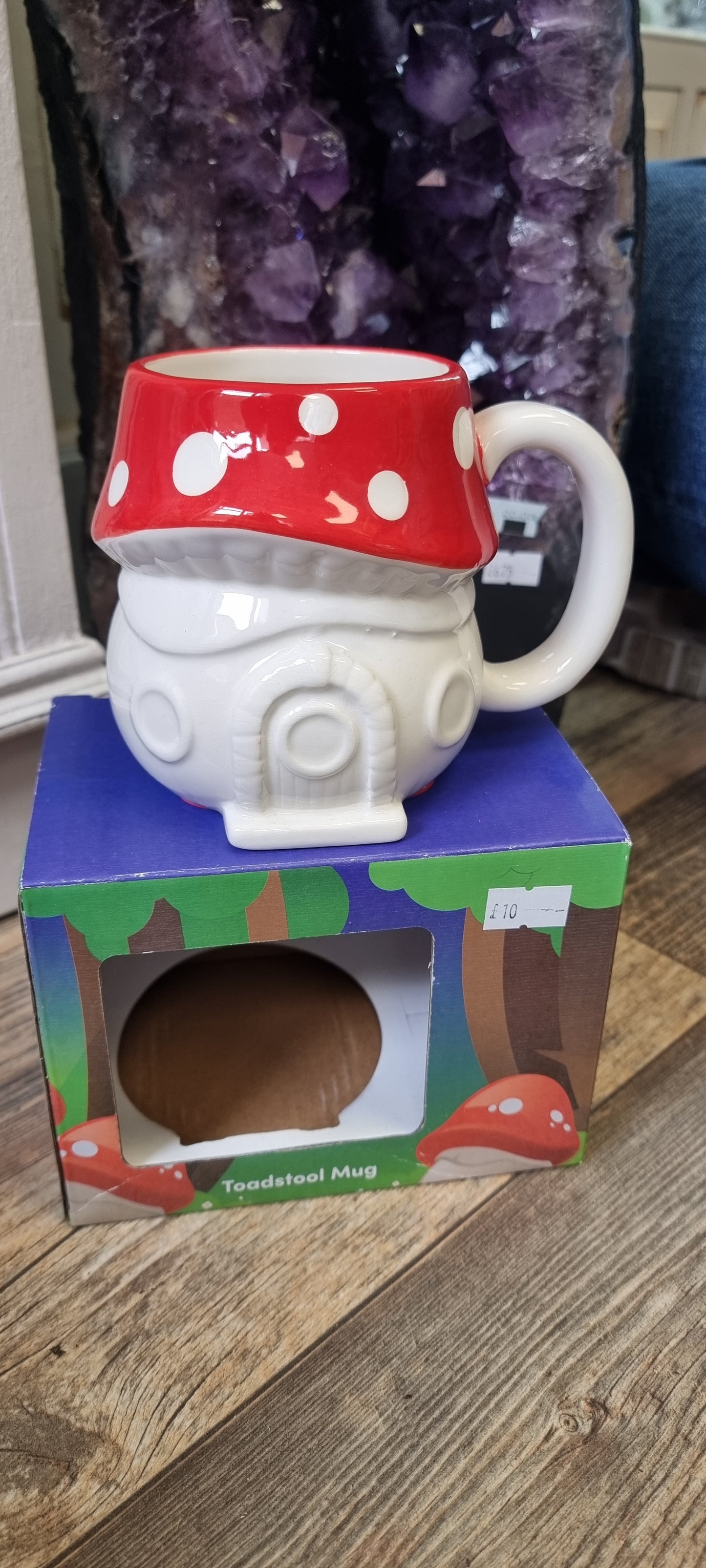 Toadstool mug.